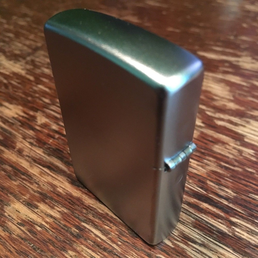 Genuine Zippo classic satin chrome windproof Lighter CASE ONLY No Insert/Box