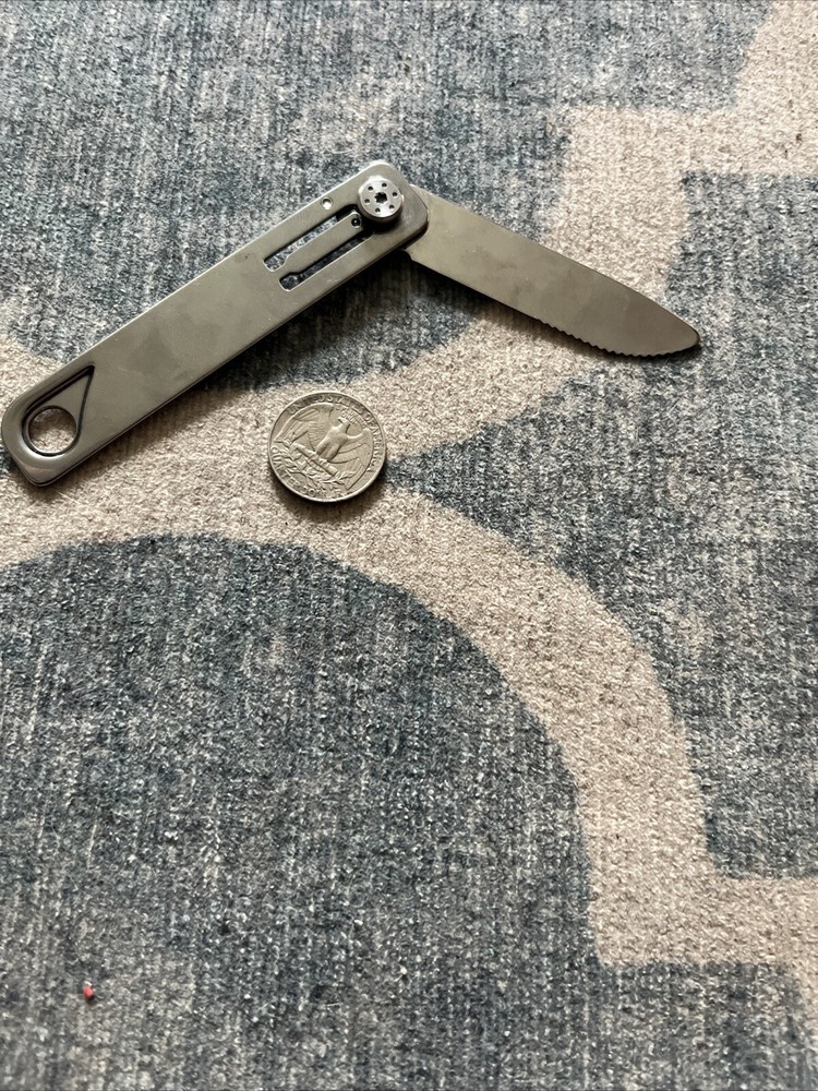 Roxon Stainless Construction Folding Camping Utensil Knife.