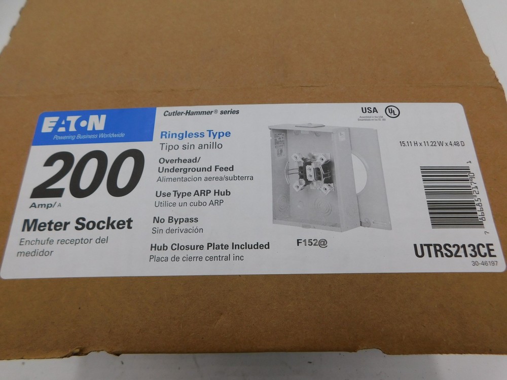 Eaton UTRS213CE Meter Sockets