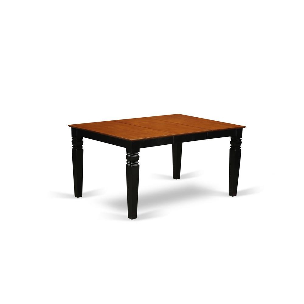 7 Pc Dining set with a Kitchen Table and 6 Wood Dining Chairs ...