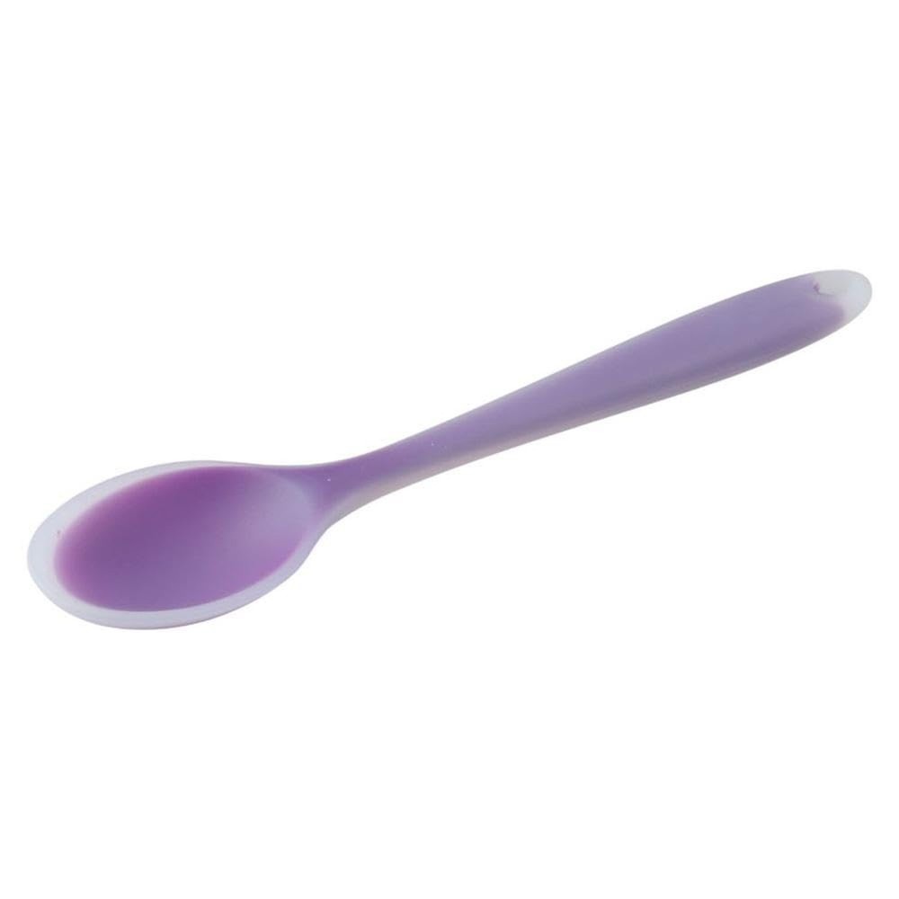 2 Pcs Silicone Dinner Spoon, Multi-purpose Surrounding Transparent Design Sof...
