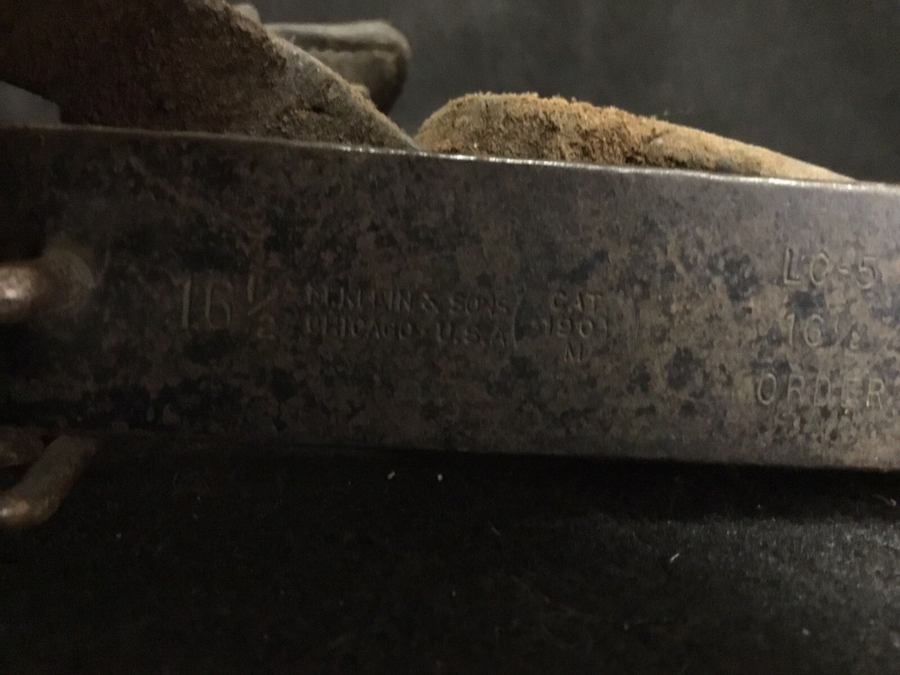 "AUTHENTIC" VINTAGE N.KLEIN & SONS POLE CLIMBERS 17" PAIR