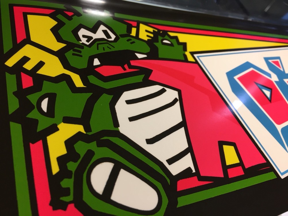 Dig Dug Arcade Marquee 23.6" x 6.5"