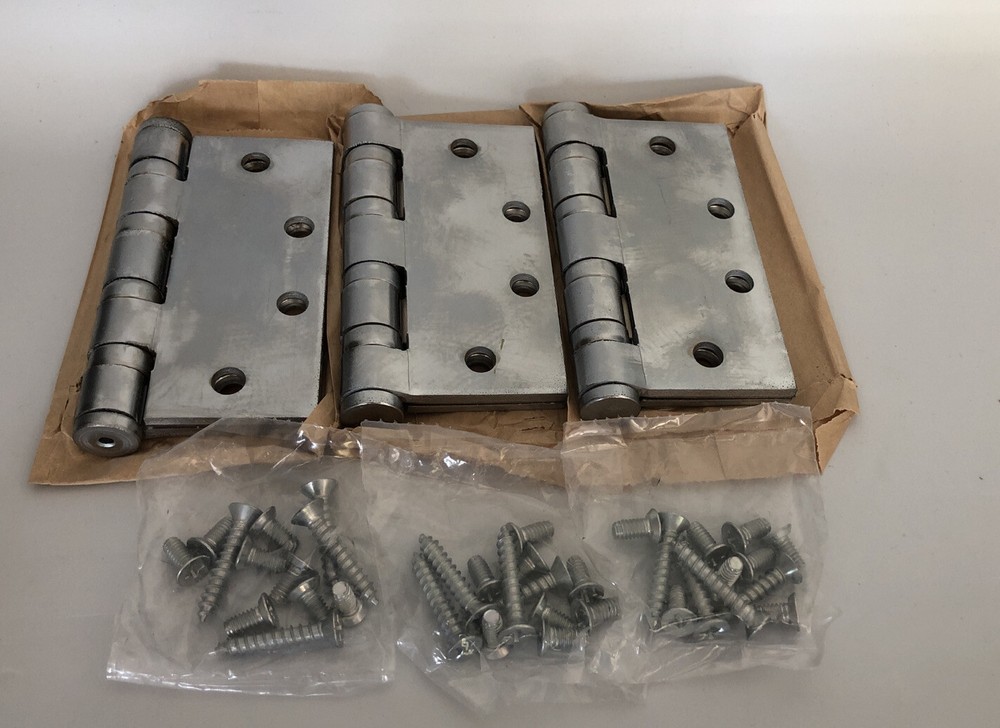 New! ECBB | 1102 | 4.5" x 4.5" | US26D. Hinges r2ebin
