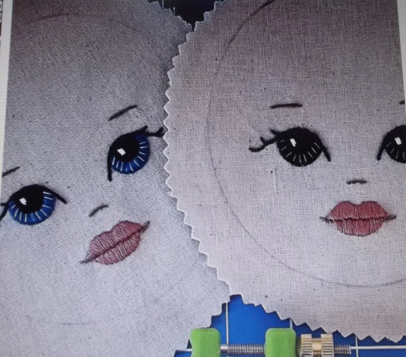 Reusable Pack 6 Face Painting Templates For Rag Doll Making or Crafts CODE A