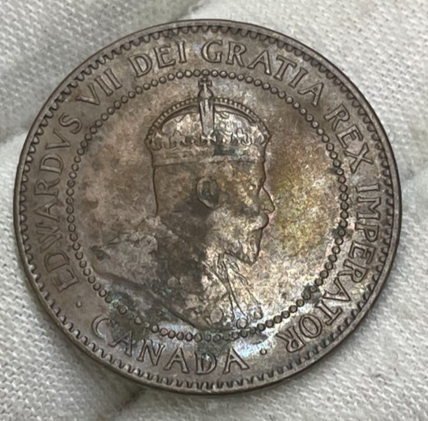1906 Canada One Cent Coin Excellent Condition