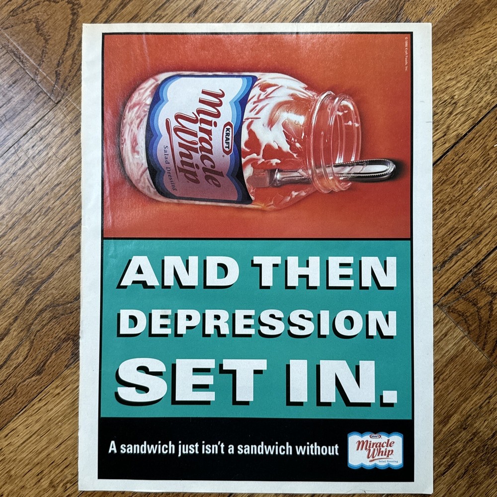 Miracle Whip print ad - 1998