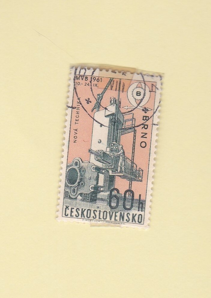 Czechoslovakia Stamp Ceskoslovensko Nova Technika 1961 60h