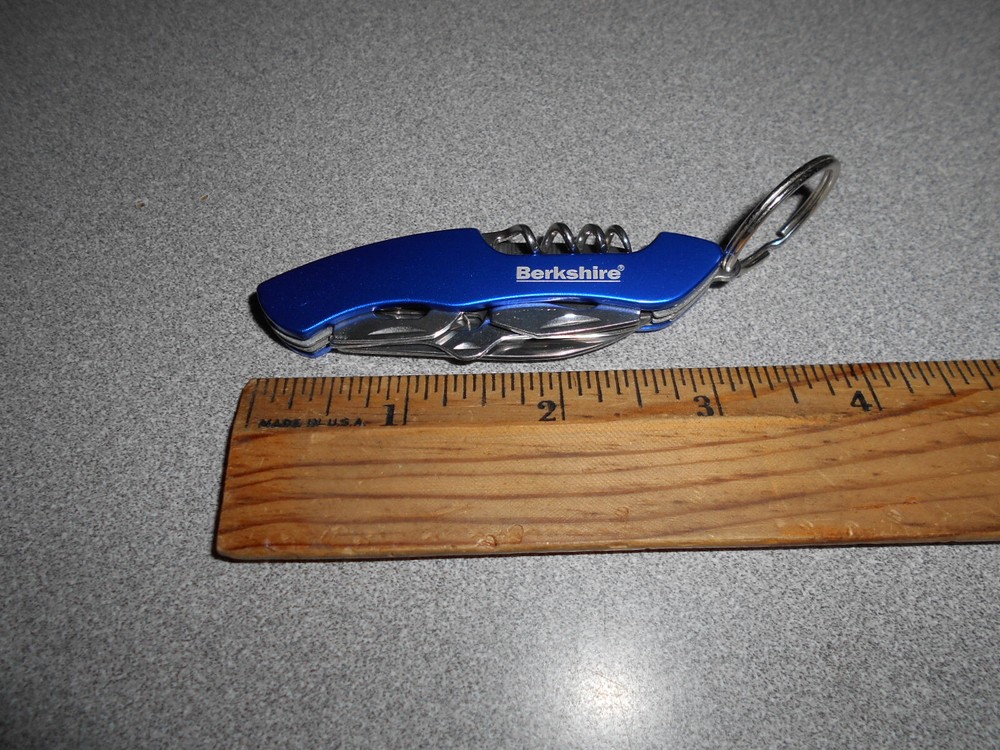 Keychain deluxe compact multi tool pocket knife Berkshire pre owned