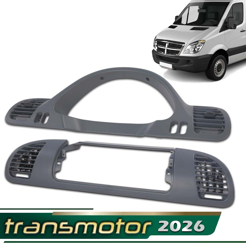 Fit For 02-06 Dodge Sprinter Left Right Dash Panel Bezel Trim With A/C Vents