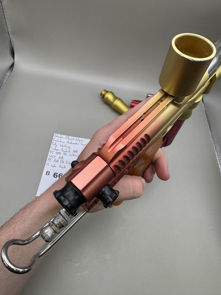 Planet Eclipse Evolution Autococker Sunrise Gold/Red 12"