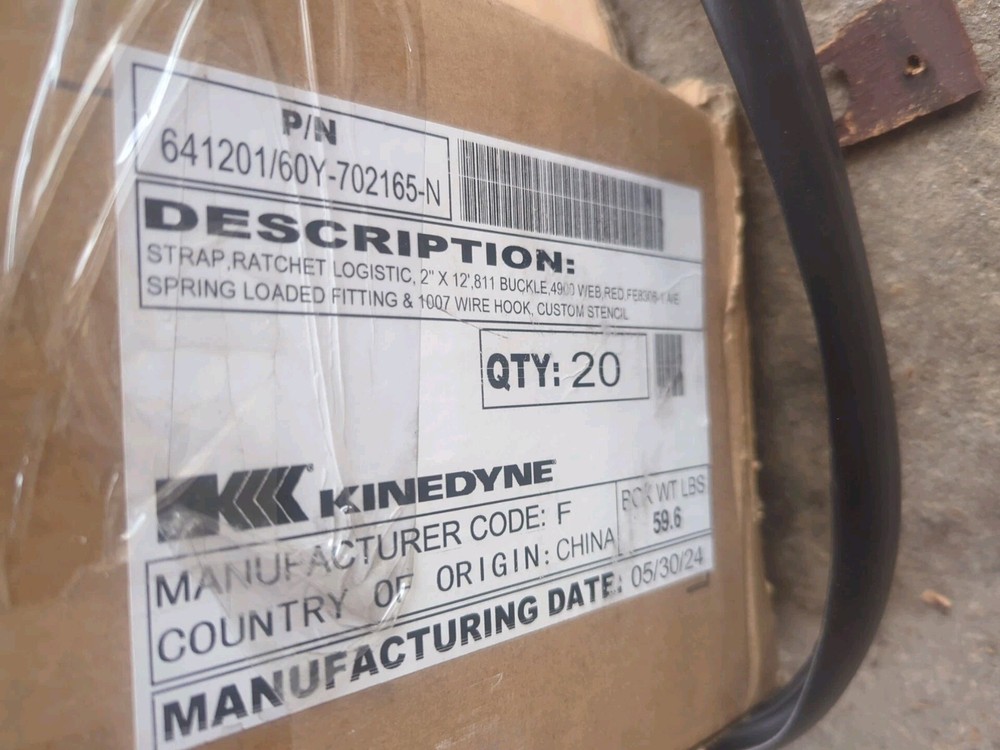 18-Kinedyne Rubber Strap Ratchets