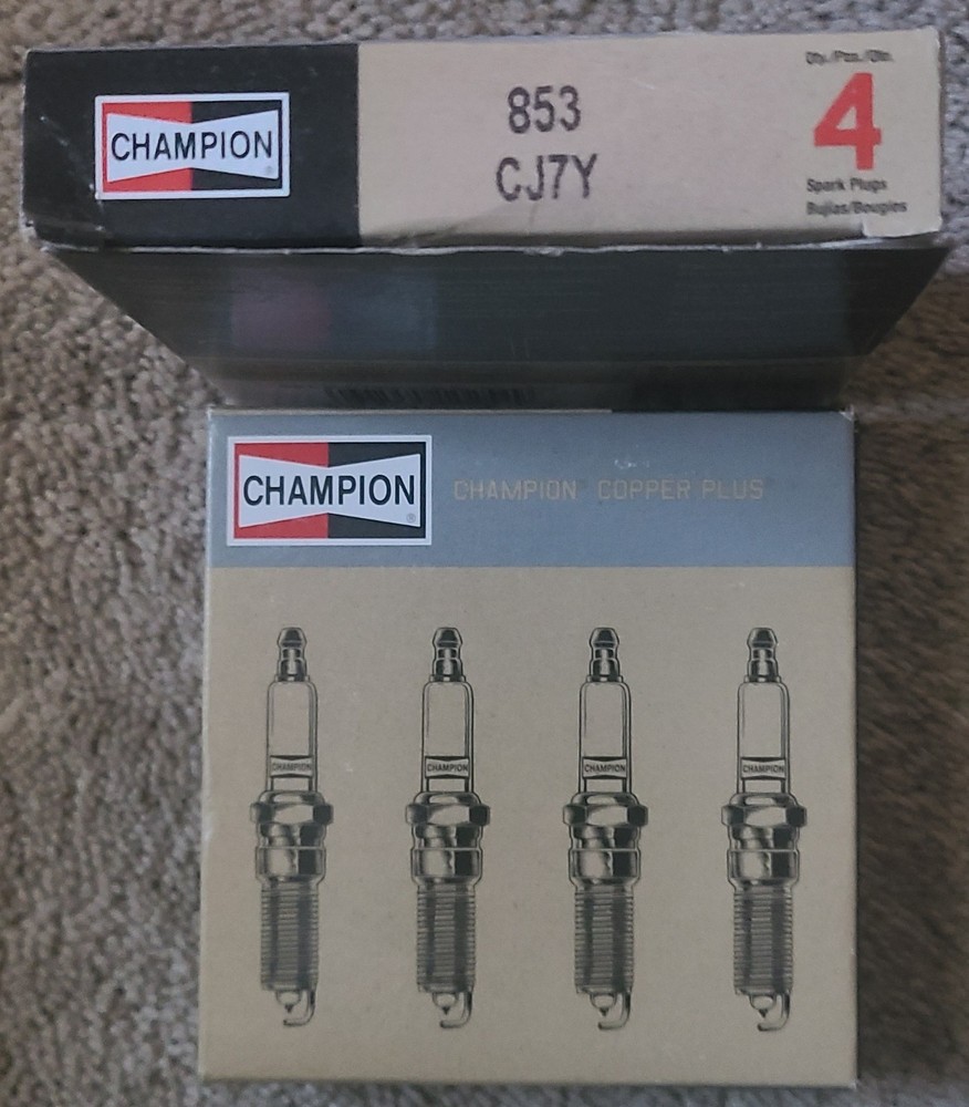 Champion 853 Spark Plug CJ7Y 4 pack