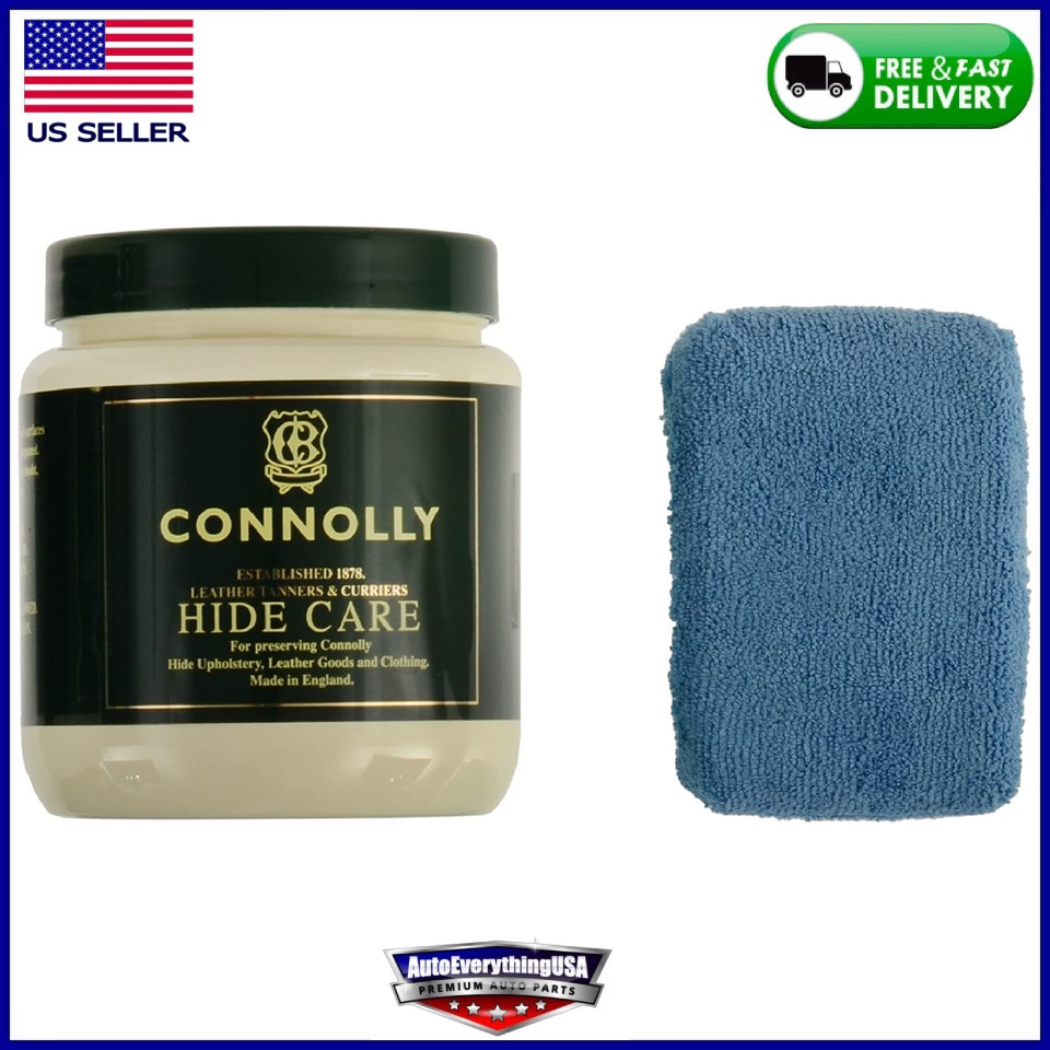 Connolly Hide Care Leather Conditioner & Restorer with Microfiber Applicator
