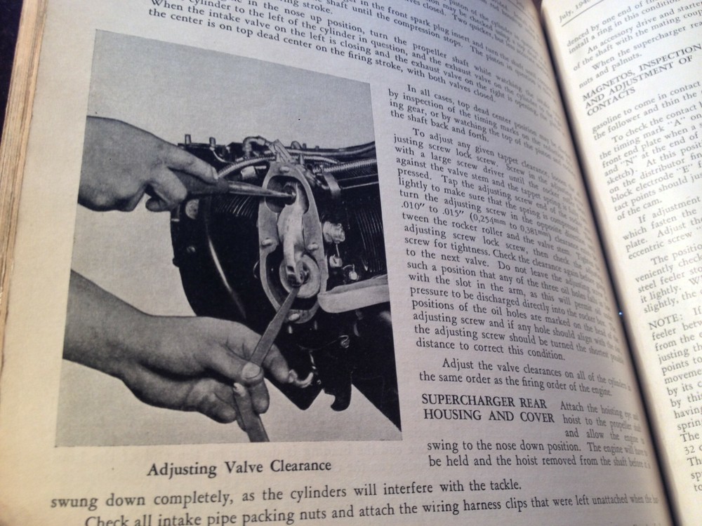 Original 1940 Wright Cyclone GR-1820-G200 Install, Ops & Maintenance Manual