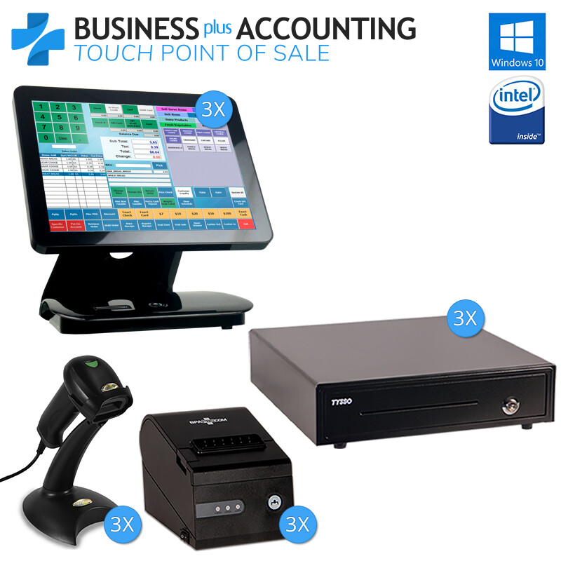 BPA All-In-One Touch System - 3 Stations