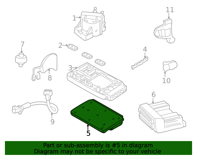Genuine GM Coil Module Bracket 10487442
