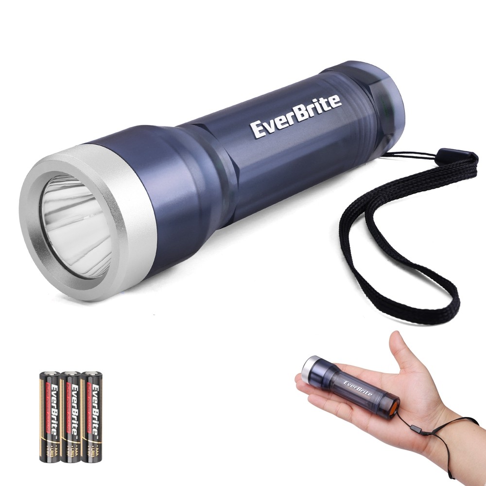 EverBrite Compact LED Flashlights Mini Flashlights Water-Resistant 3 Light Modes