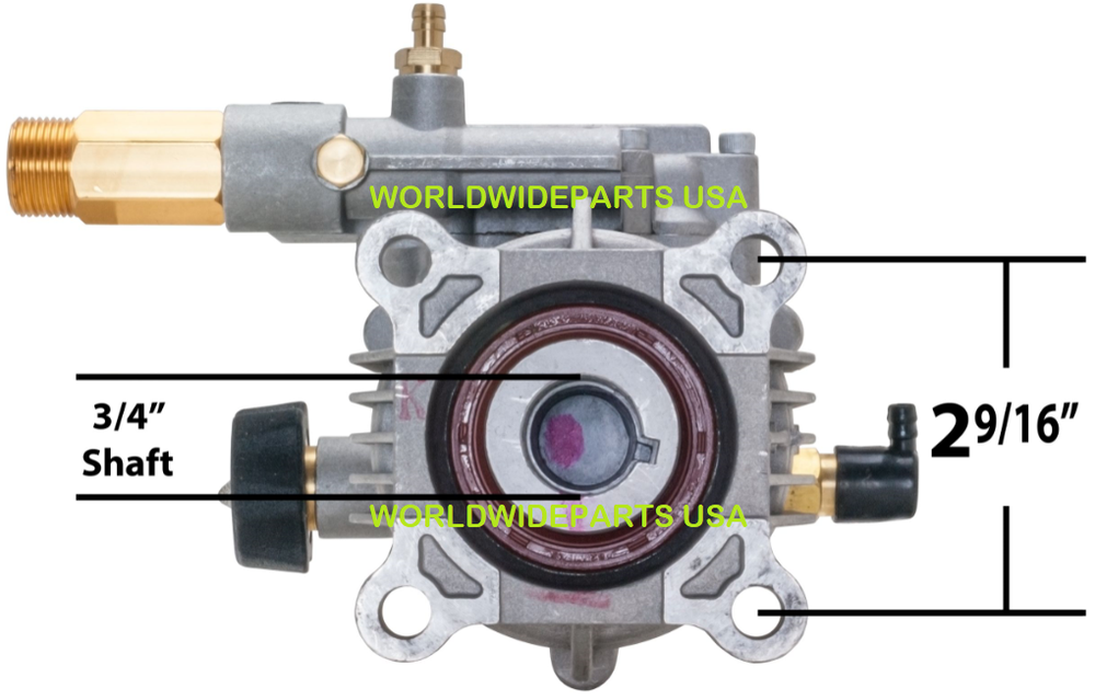 Horizontal Power Pressure Washer Water Pump for Westinghouse WP3000 Sprayers