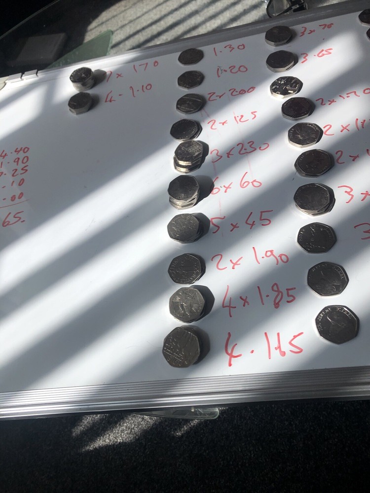 coins collection bulk lots 50p