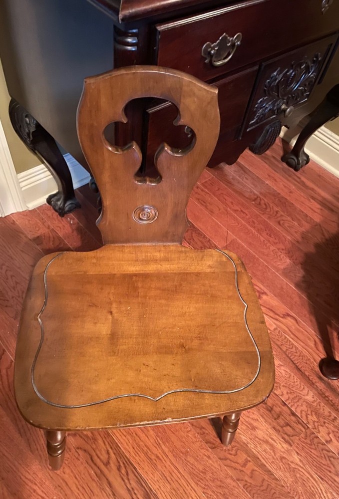 Mid Century Tyrolean Accent Chair, Saddle Clover