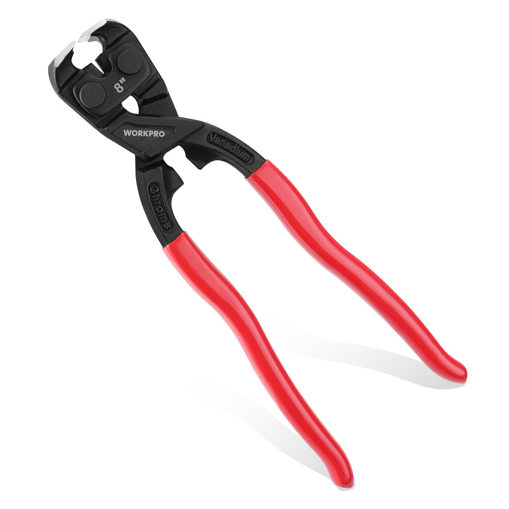 WORKPRO Nail Puller Pliers 8 Inch Durable CR-V Steel for Pulling Cutting Nails