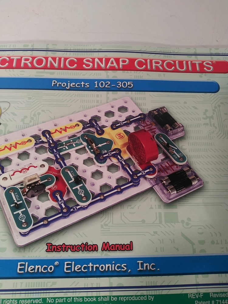 Electronic Snap Circuits Projects 102-305 Instruction Manual 2012