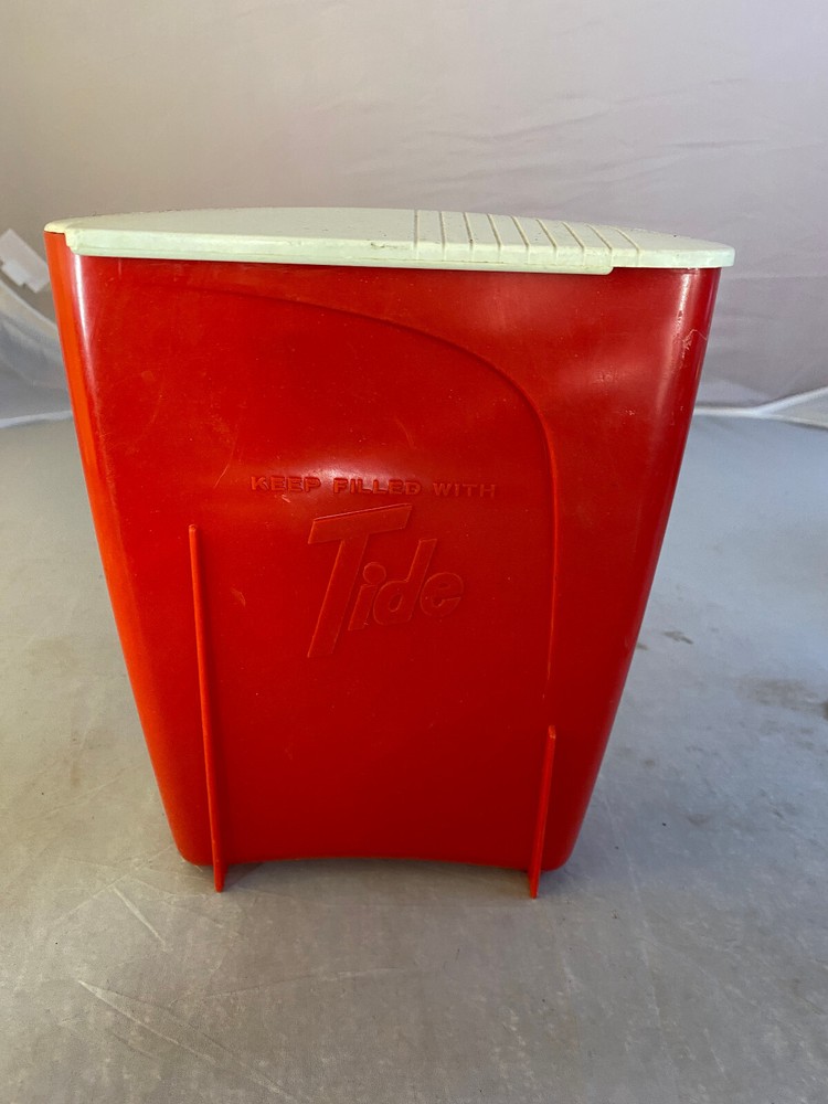 Vintage TIDE Laundry Detergent Collectable Red Container