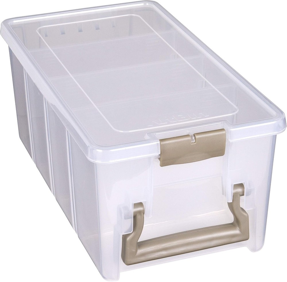 Handmade Storage Box (with 3 compartments) Transparent Plastic