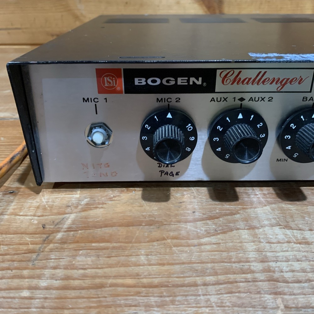 Vintage Bogen Challenger Model: C-35 Amplifier Untested #504