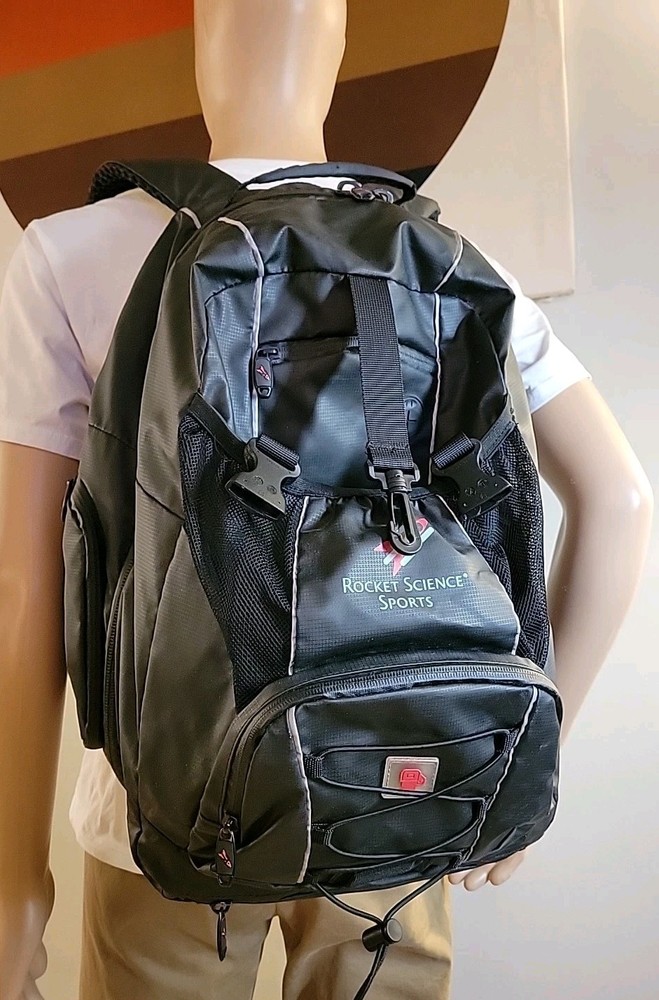Rocket Science Sports Rocket Bag Triathlon Transition Pack Backpack Black