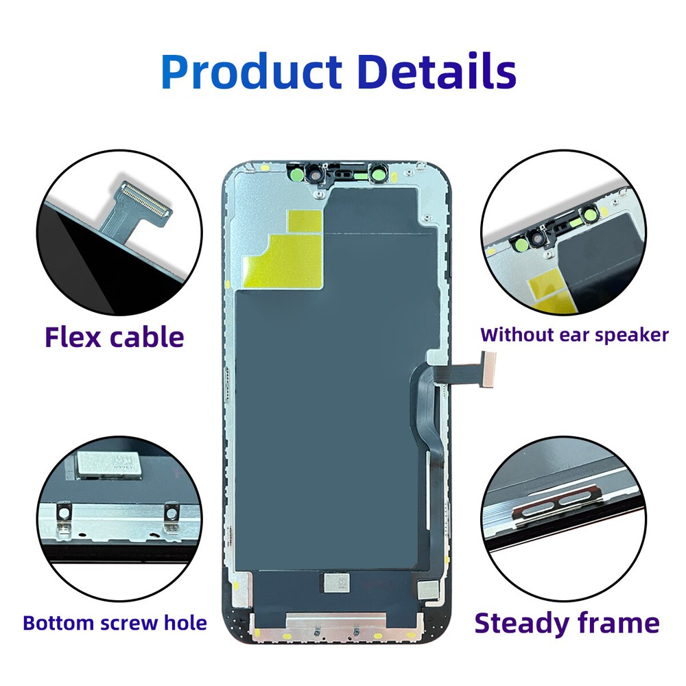 For iPhone 12 Pro Max Screen Replacement Kit Full Assembly Touch Screen LCD Kit