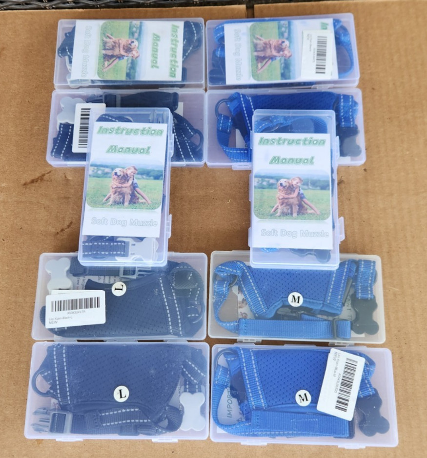 Lao Kuan Dog Muzzle Adjustable Muzzle-M & L