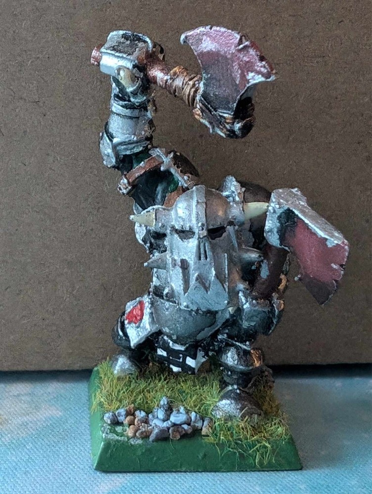 Warhammer Rare Metal Black Orks OOP x 24.