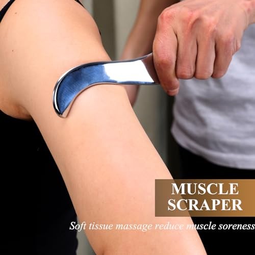 4 in 1 Muscle Scraper Tool Set-Gua Sha Massage Scraping Tools for Soft Tissue