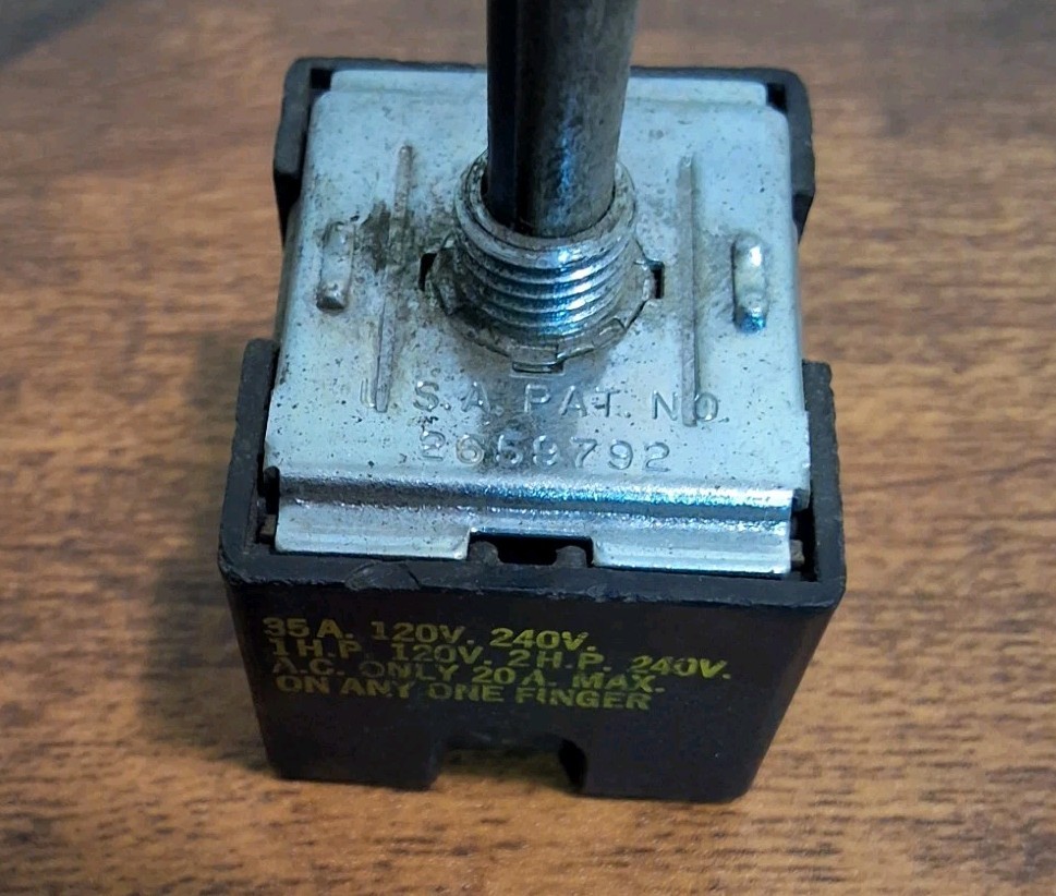 Hart OAK-249 Selector Switch PAT. 2659792