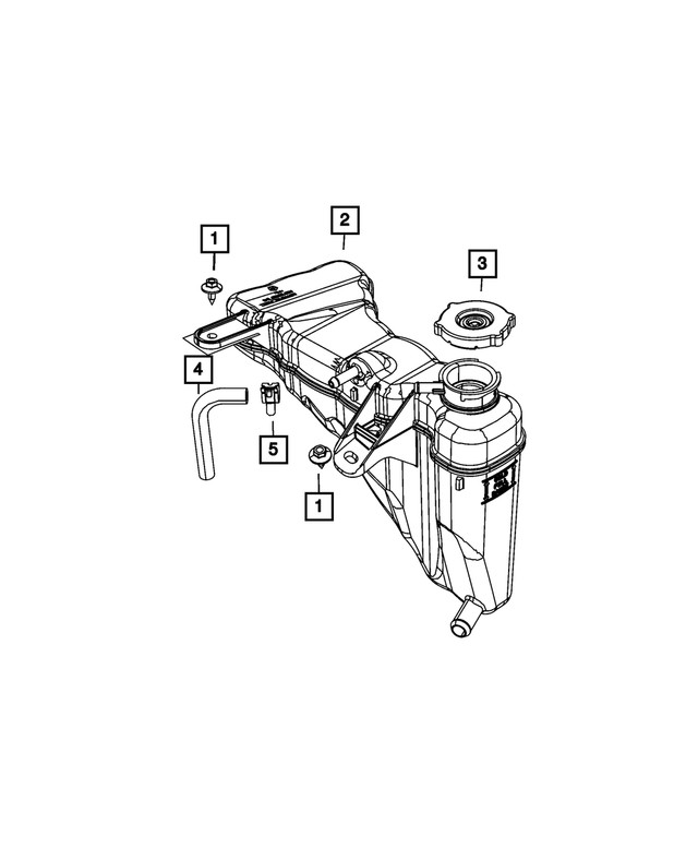 Genuine Mopar Radiator Cap 55116897AA