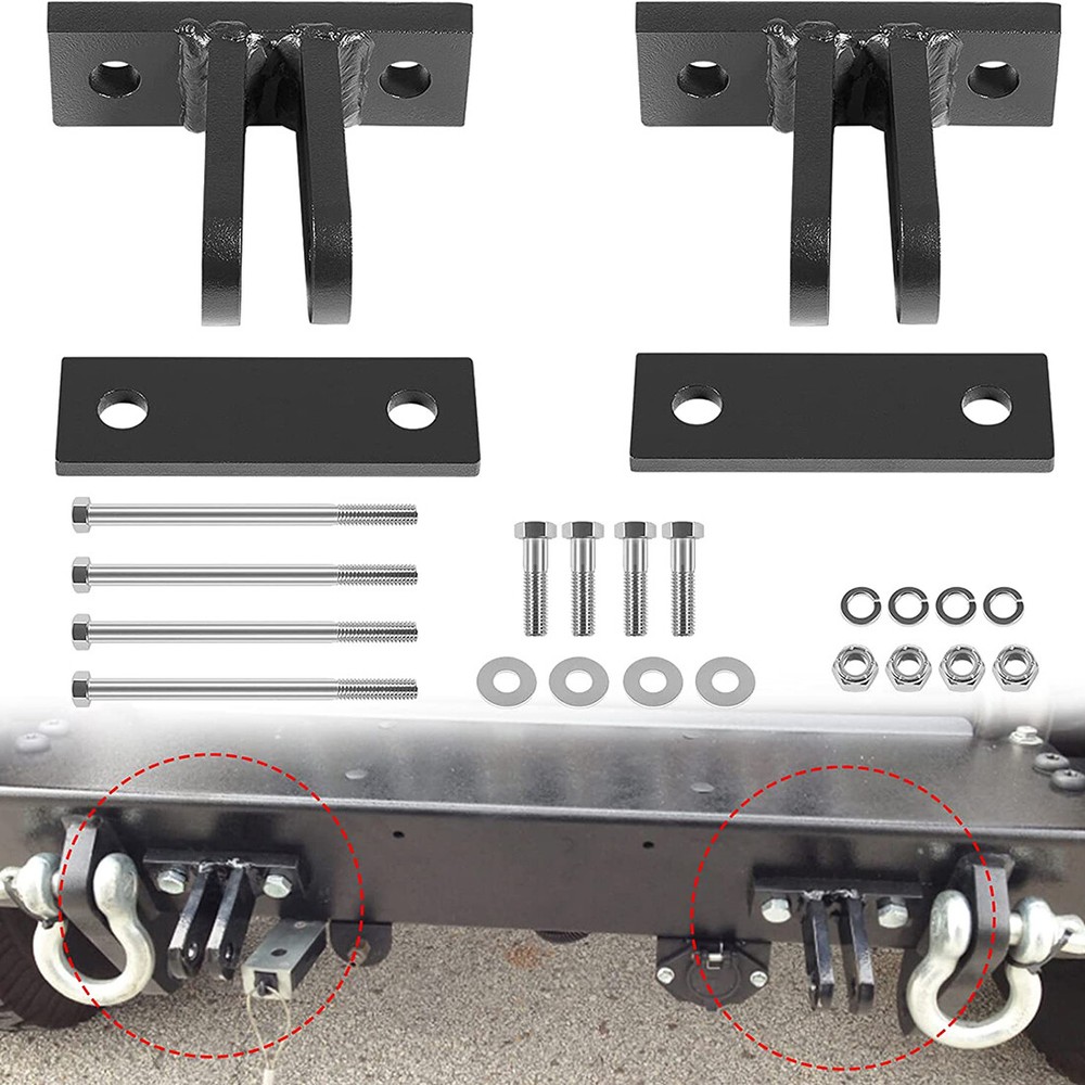 for Blue Ox BX88230Bolt-On Adapter Universal BX Tabs Tow Bar Base Plate Bracket
