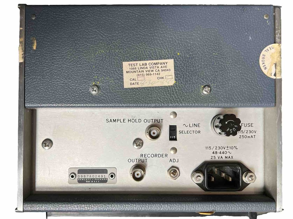 HP HEWLETT PACKARD 3406A BROADBAND SAMPLING VOLTMETER