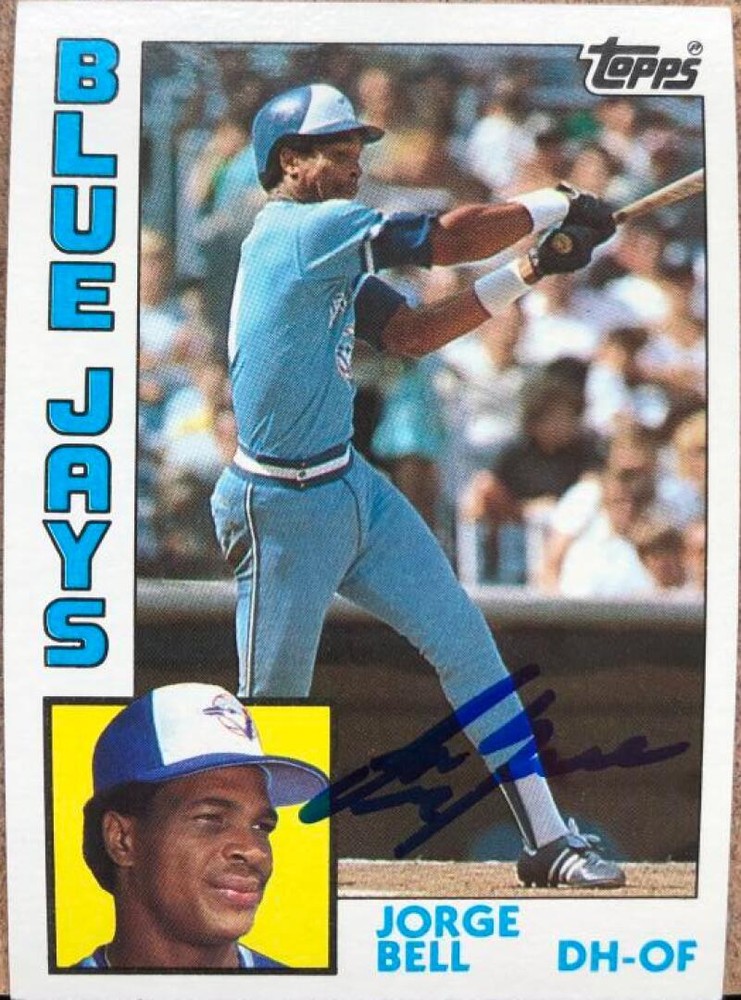 George Bell Autographed 1984 Topps #278