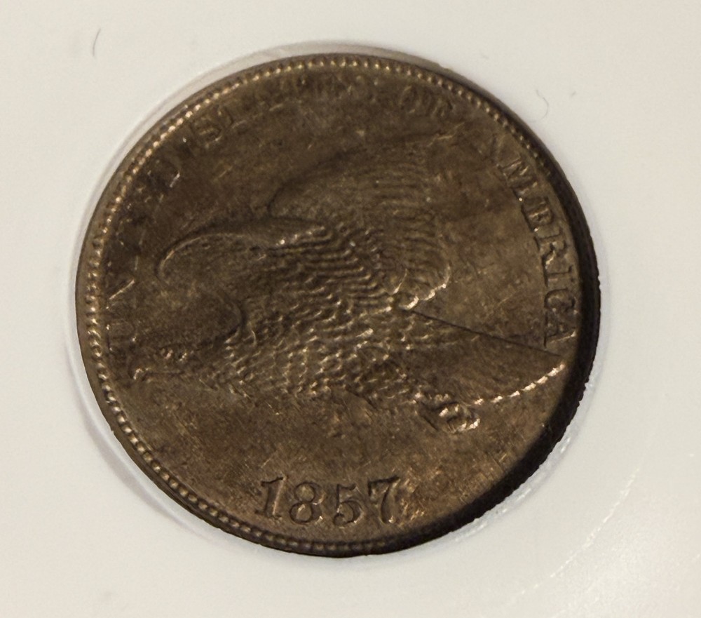 1857 Flying Eagle Cent, MS61 NGC (16016)