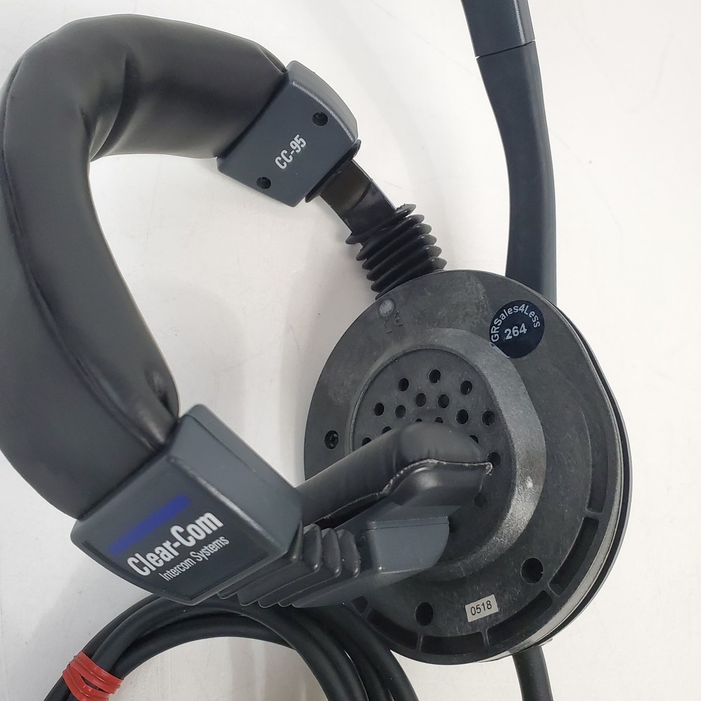 Clear-Com CC-95 Intercom Systems Single-Muff Headset Communication Headphones