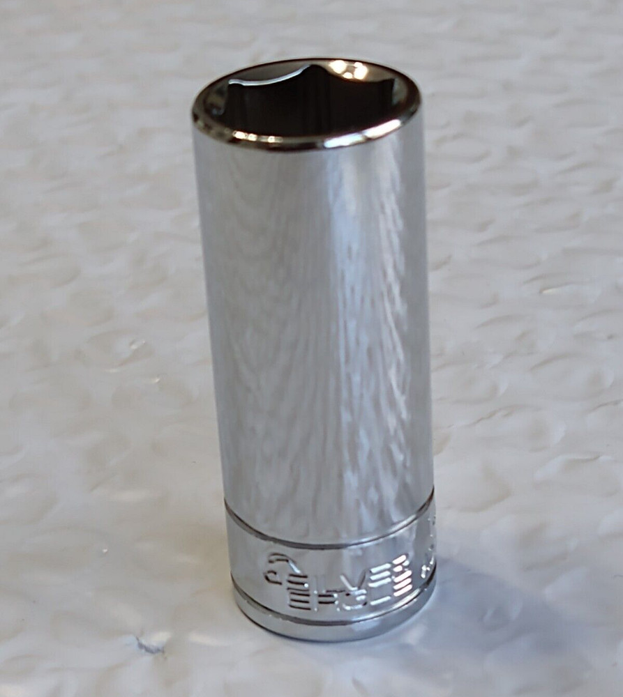 MATCO TOOLS "SILVER EAGLE" AD14M6SE, 1/4" DRIVE, 14MM. SOCKET, DEEP, 6 POINT.