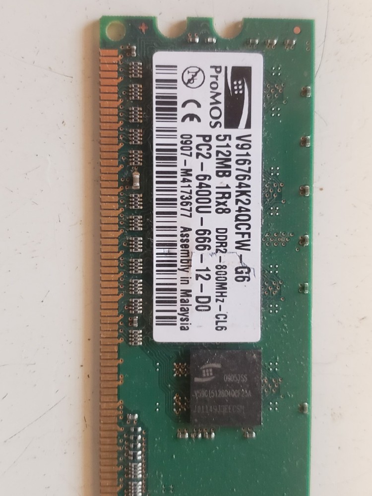ProMOS 512MB Computer RAM #3