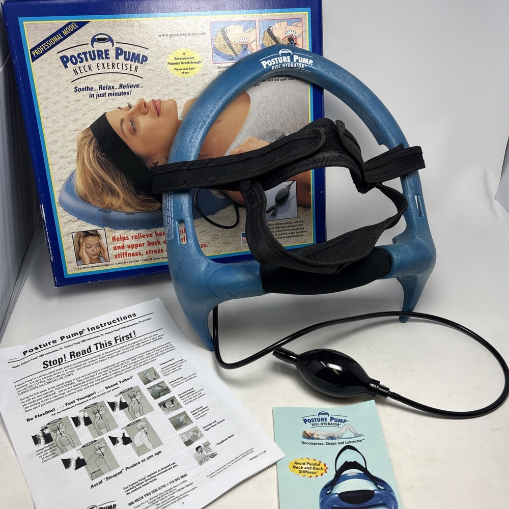 Posture Pump Professional Model Neck Exerciser 1000 EUC Disc Hydrator