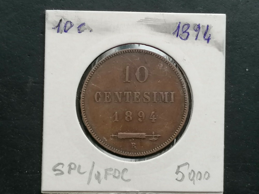 SAN MARINO 10 CENT COIN 1894