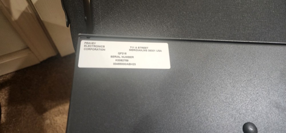 Peavey 215f Equalizer