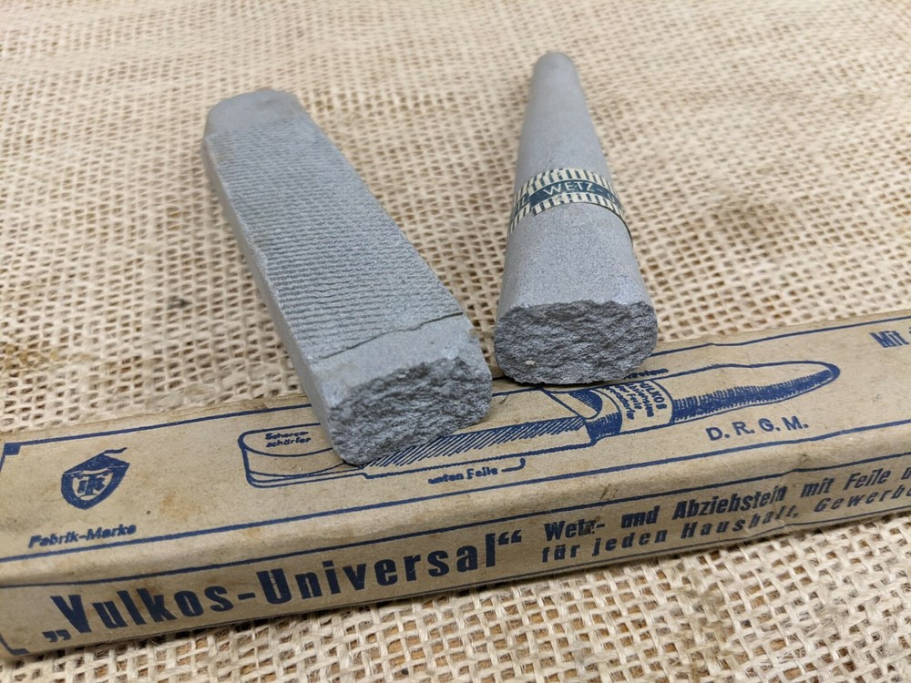 Vulkos Universal German sharpening stone, with box