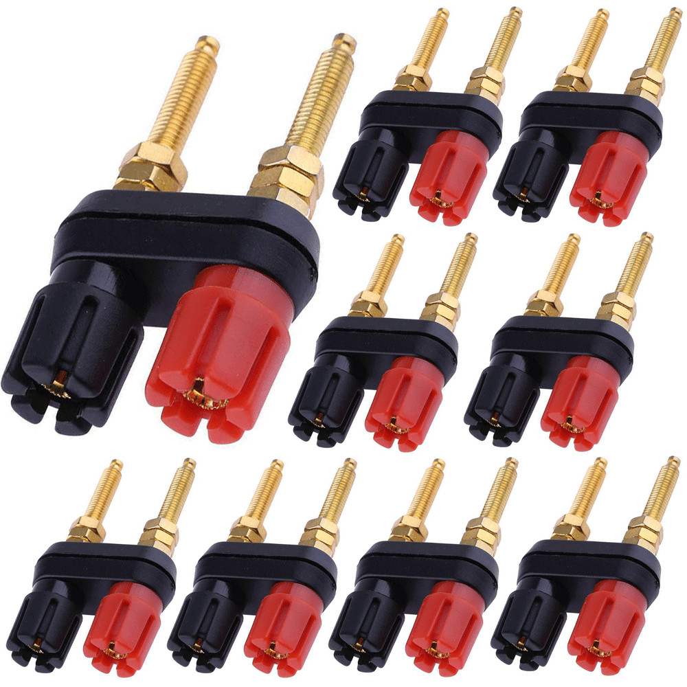 For Extended Speaker Banana Plug Amplifier Binding Post Terminal Connect Socket