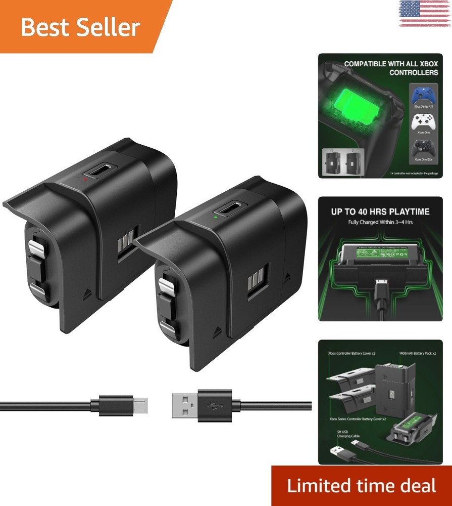 Battery Pack for Xbox Controller - Xbox Series X|S, One, Elite Controllers